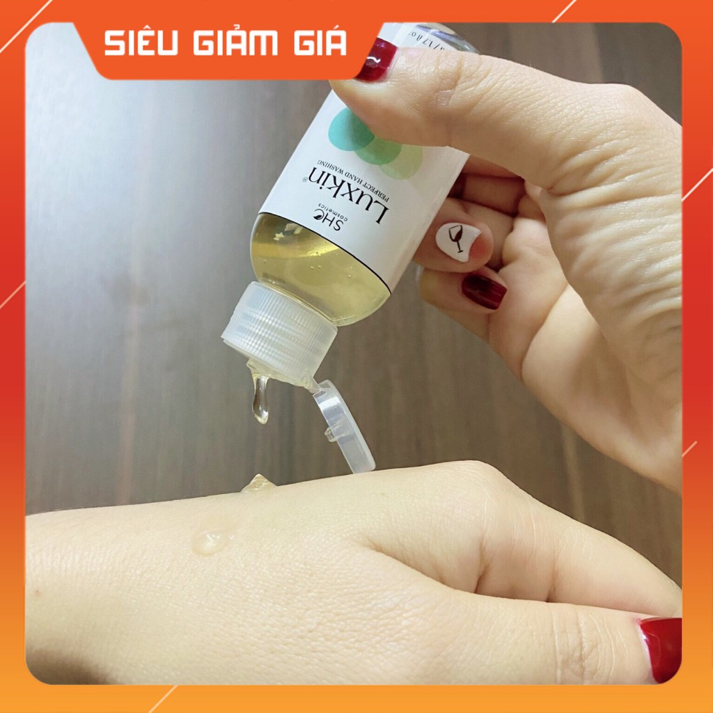 Nước Rửa Tay 💖 FREESHIP 💖 Gel Rửa Tay Khô PERFECT HAND WASHING LUXKIN 50ml Diệt Khuẩn Vượt Trội, Không Gây Khô Da