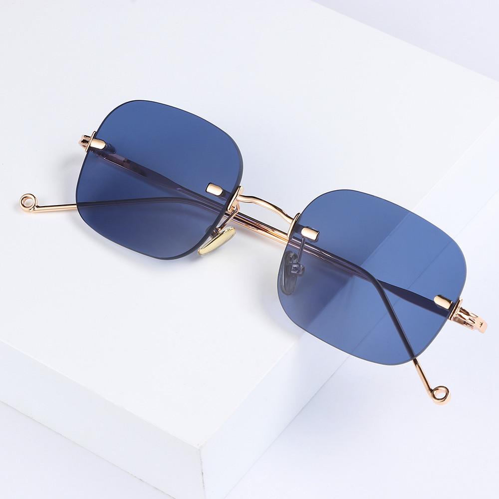 Kính Mát Gọng Vuông Nhỏ Chống Tia UV400 Thời Trang Mùa Hè Cho Nữ