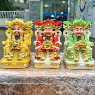 Tượng ông thần tiền đá việt nam cao 15cm – 3 màu