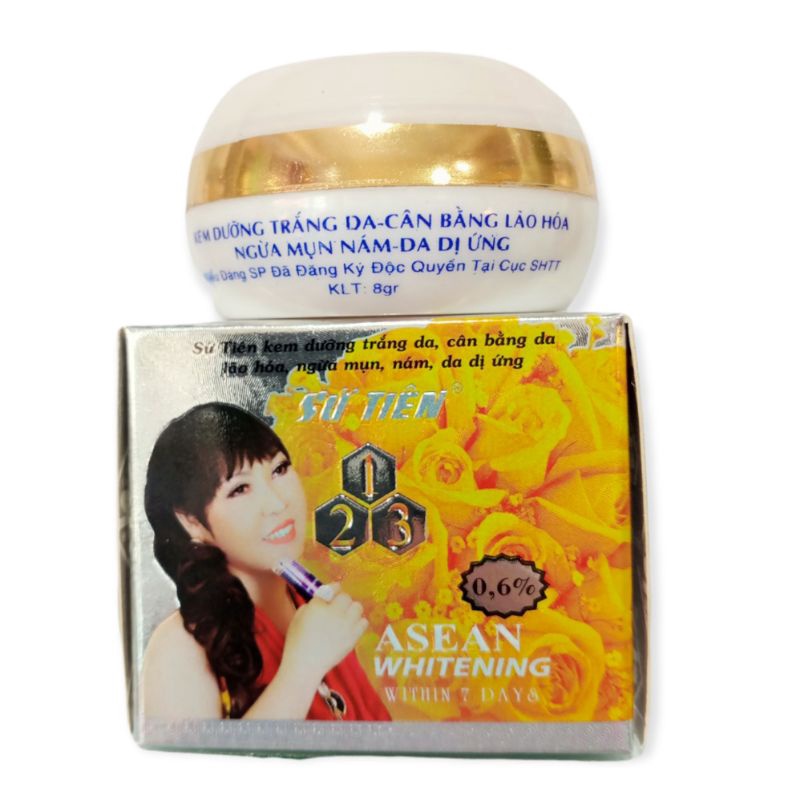 Kem Sứ Tiên Màu Trắng 8g