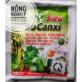 Siêu BoCanxi 10ml - Phân bón Bo Canxi giúp cứng cây dày lá