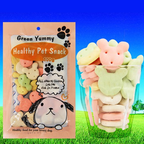 Bánh quy, kẹo cứng huấn luyện cho chó, thức ăn cho chó - SNACK 004 (giao ngẫu nhiên) Genyo pet carre