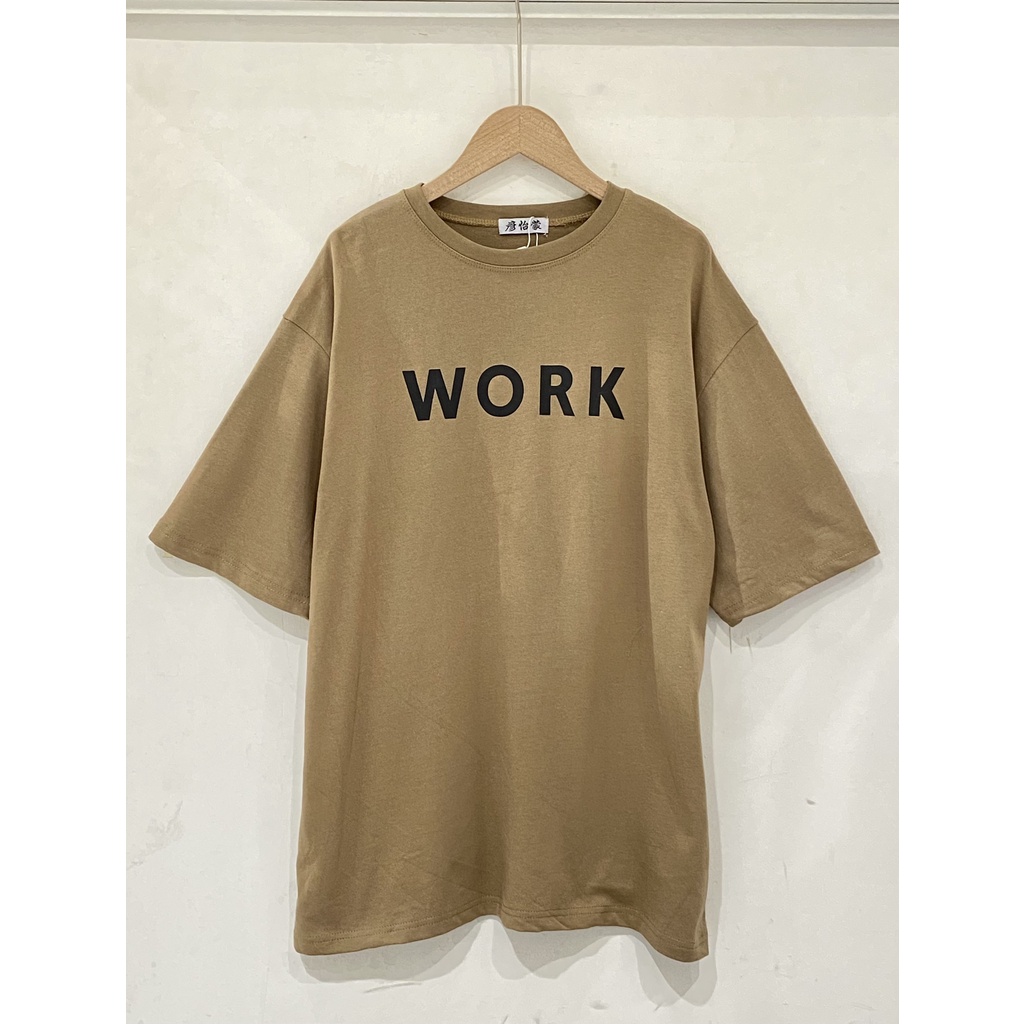 THUN FORM RỘNG IN WORK,ÁO THUN FORM RỘNG UNISEX NAM NỮ