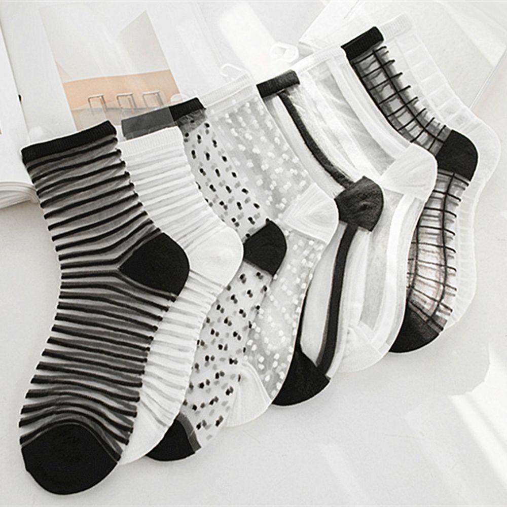 IVORY Tất Lưới Trong Suốt Co Giãn Thời Trang