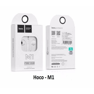Tai nghe nhét tai hoco M1 có mic chân cắm 3.5 âm thanh chất lượng cao