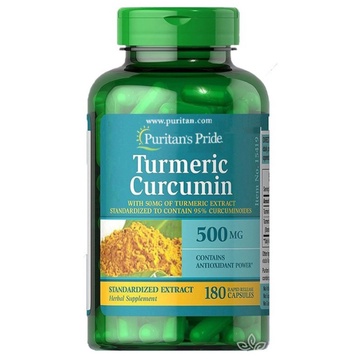 Tinh chất nghệ puritan làm đẹp da nghệ turmeric curcumin 500mg 90 viên, 180 viên của Mỹ