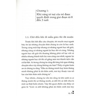 Sách - Chờ Đến Mẫu Giáo Thì Đã Muộn ( Phương Pháp Giáo Dục Sớm Cho Bé 0-3 tuổi )