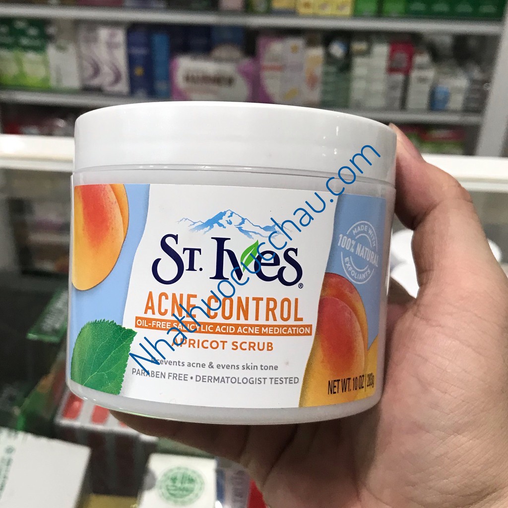 Tẩy Tế Bào Chết da chết  St.Ives Fresh Skin Apricot Scrub 283gr