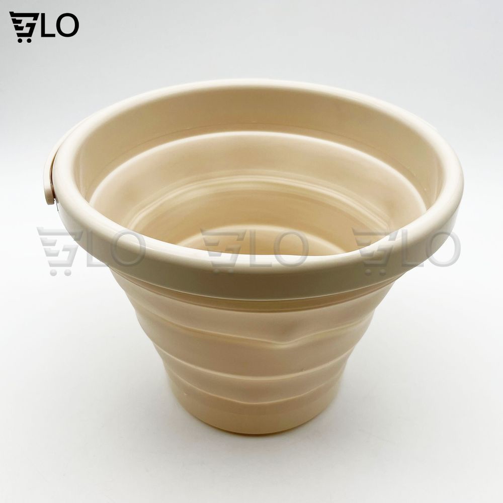 Xô Nhựa 5L Du Lịch Gấp Gọn Đa Năng, Thông Minh Siêu Bền, Không Lo Vỡ