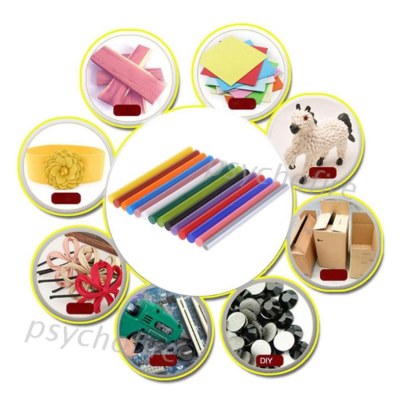 Set 5 Que Keo Nến Nhiều Màu Sắc 7x100mm