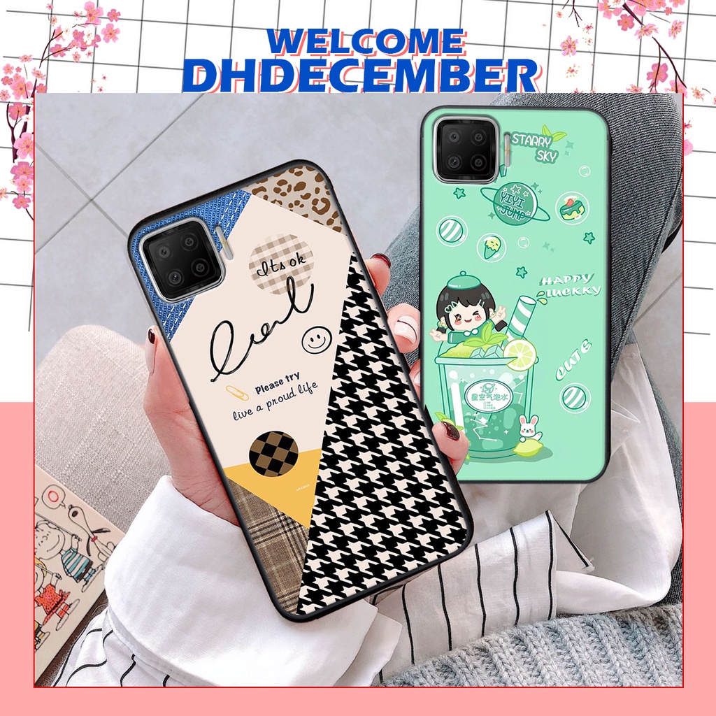 Ốp lưng Oppo A73 in hình nice ,good luck happy ốp xinh viền dẻo đẹp chất