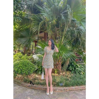 váy hoa cúp ngực đuôi cá