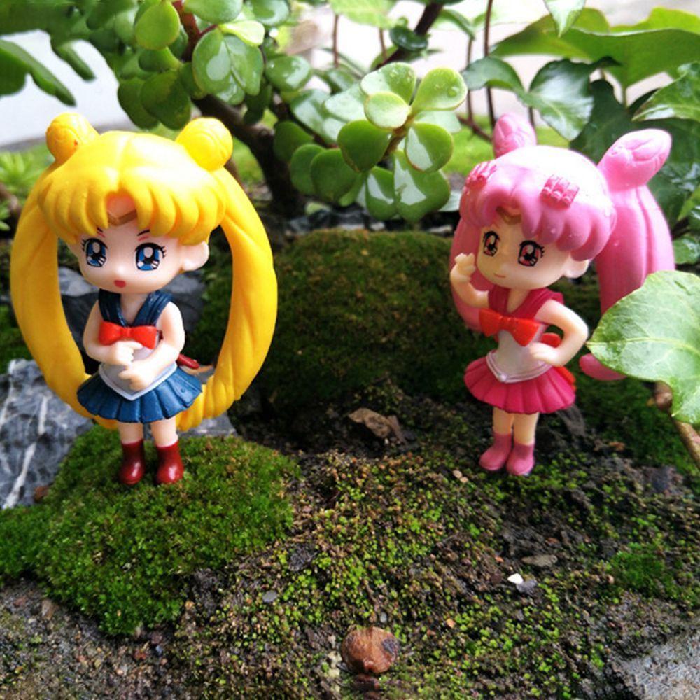 IVORY Mô Hình Cô Gái Hoạt Hình Mini Bằng Nhựa Resin Thủ Công DIY