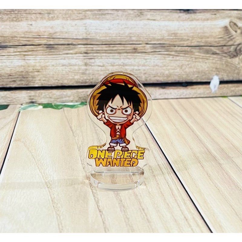 bộ 9 Standee để bàn one piece mica trong/tượng mô hình anime one piece