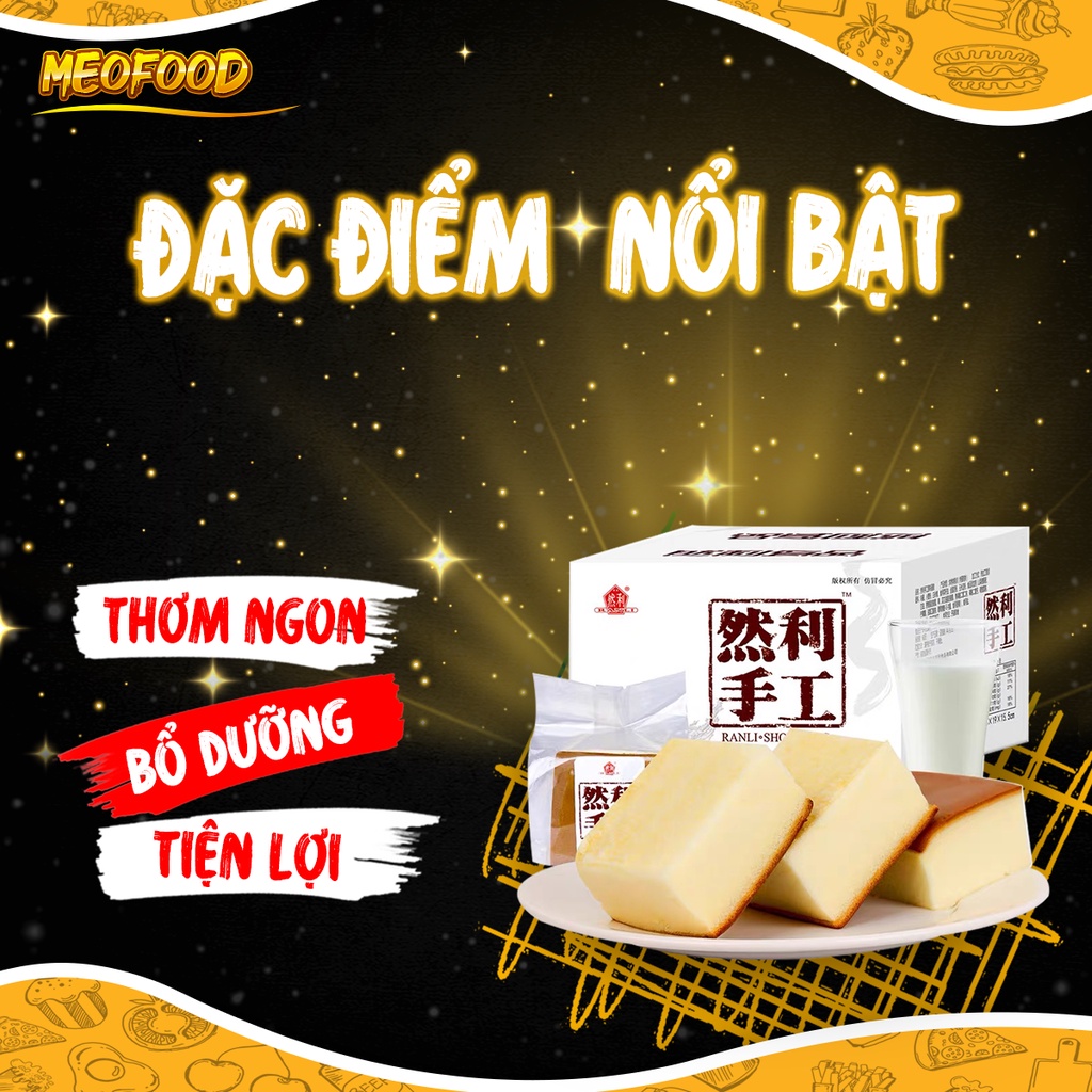 Bánh bông lan đài loan mông to shougong MeoFood BM 02