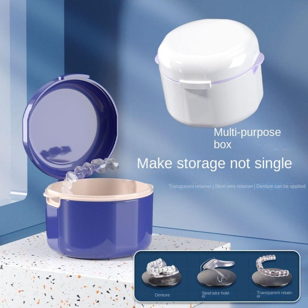 Aaron1 Hộp Đựng Bảo Vệ Răng Giả Bền Chắc