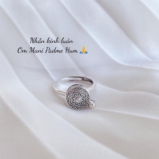 Nhẫn Đồng Khắc Chú Om mani padme hum
