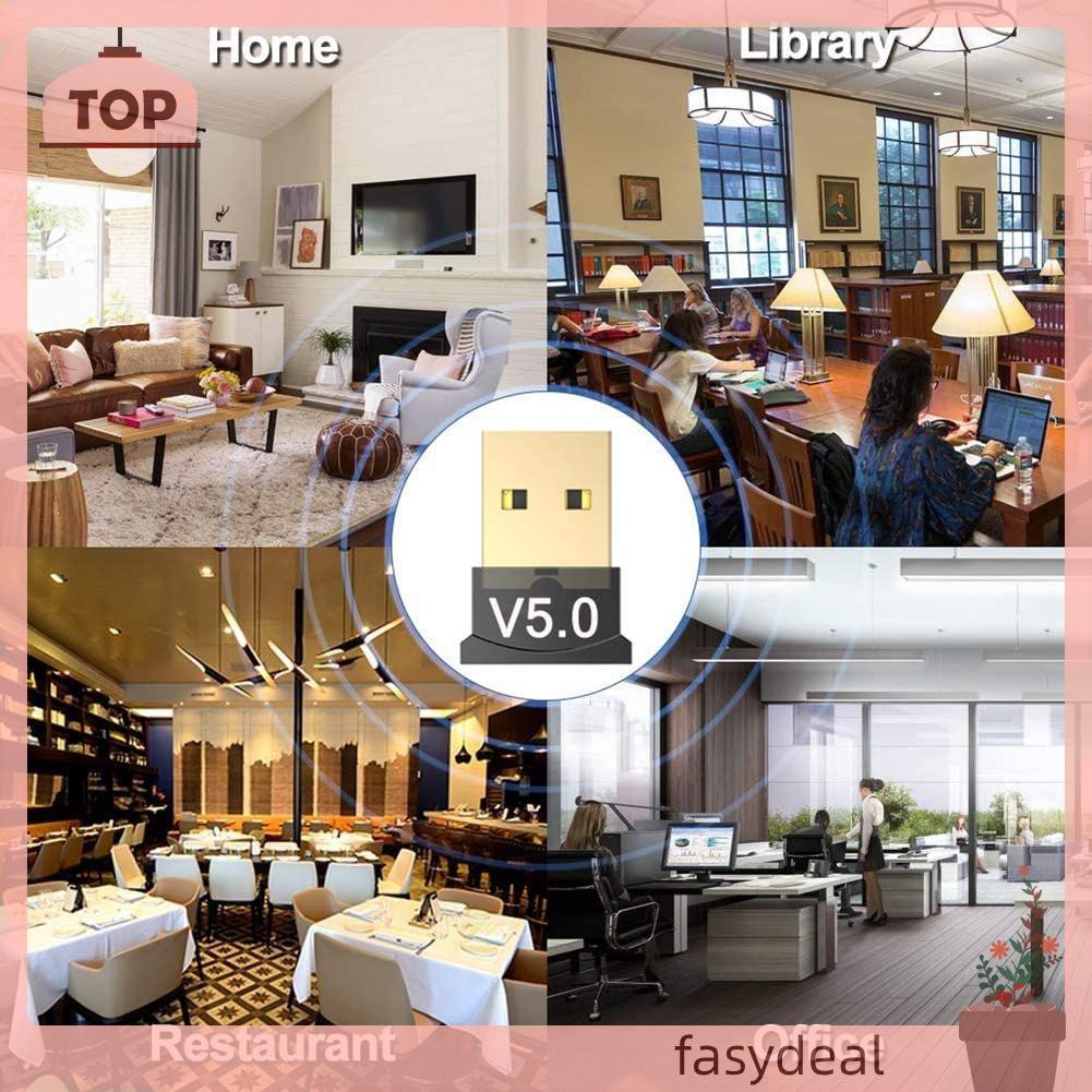 (Fas) Usb Bluetooth 5.0 Thu Phát Âm Thanh Cho Máy Tính | BigBuy360 - bigbuy360.vn