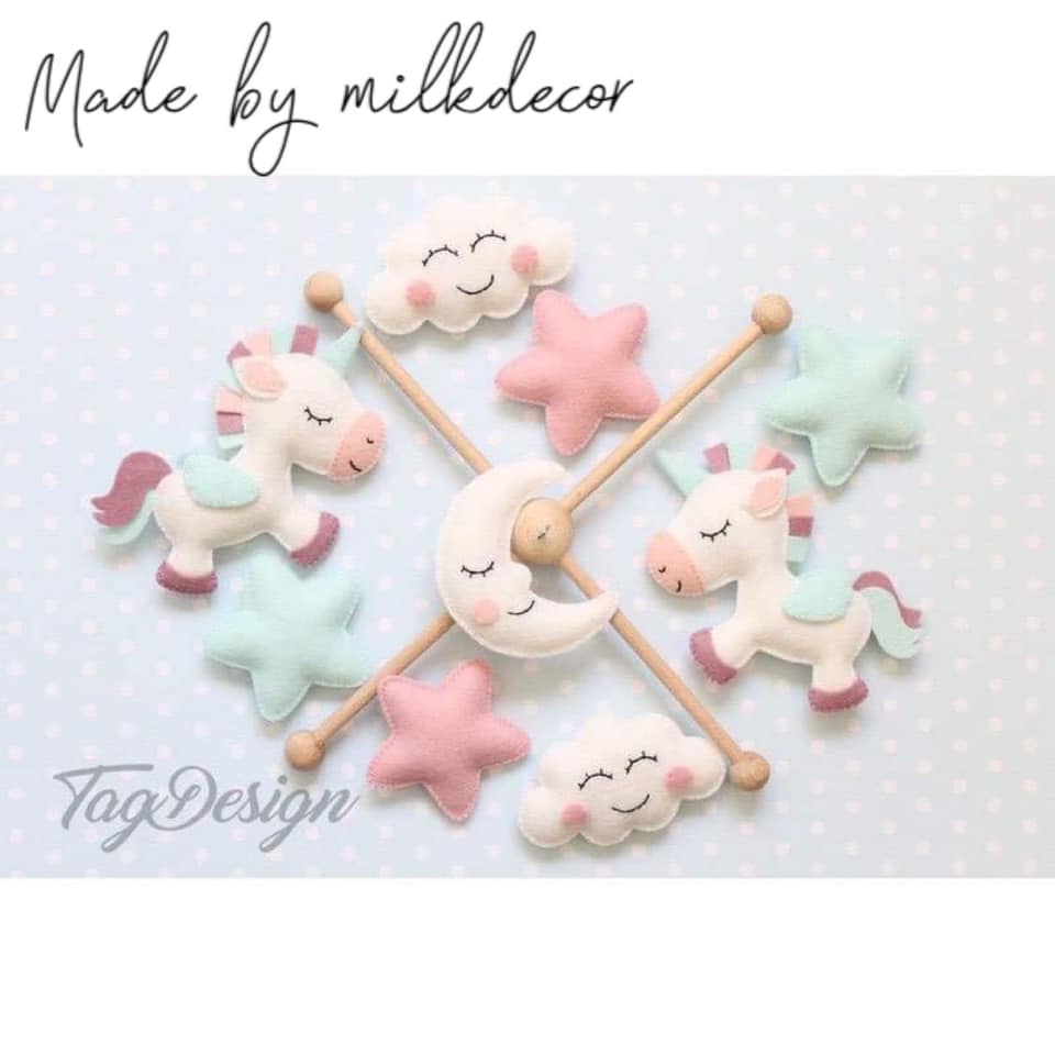 Bộ Treo Nôi Hình Thú Đáng Yêu Cute Cho Bé MS21 Tặng Kèm Bảng Tên