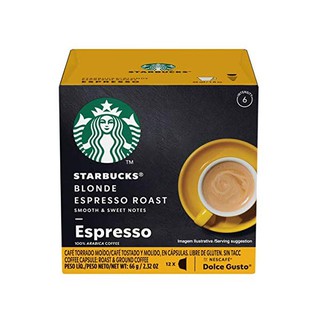 Viên nén cà phê Dolce Gusto - Starbucks Blonde Roast Espresso - 12 Viên