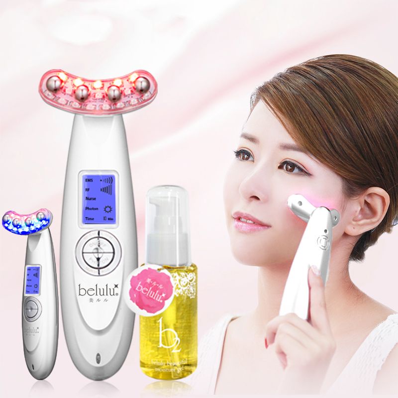 SET MÁY NÂNG CƠ, CHỐNG LÃO HÓA, DI TINH CHẤT BELULU REBIRTH  TẶNG KÈM LOTION, KEM DƯỠNG VÀ MASK