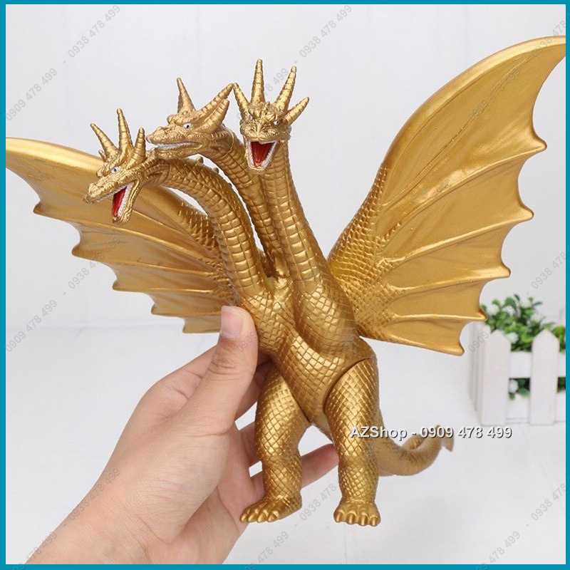 Mô Hình Rồng Dang Cánh 3 Đầu King Ghirorah - Vàng - Godzilla - 7768.1