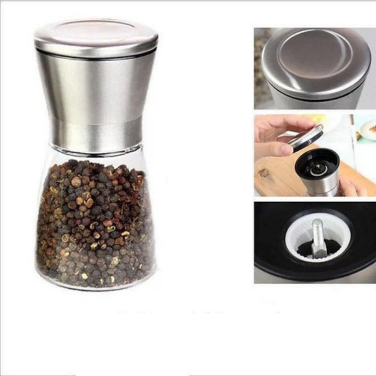 Lọ xay tiêu Inox .