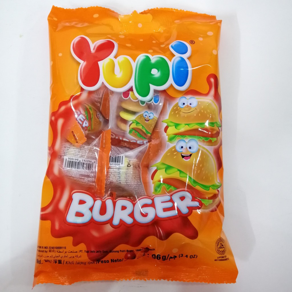 Kẹo Dẻo Yupi Burger Hương Trái Cây