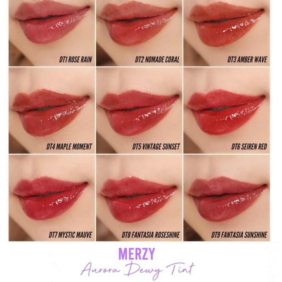 (Có sẵn) - Son bóng Merzy Aurora Dewy Tint 5.5g