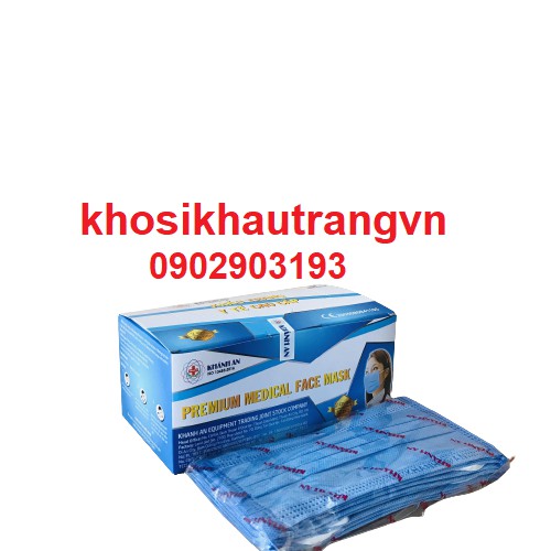 [Giá Sỉ] Hộp 50 cái khẩu trang y tế Khánh An 2 lớp đi mưa