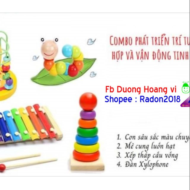 Combo đồ chơi cho bé