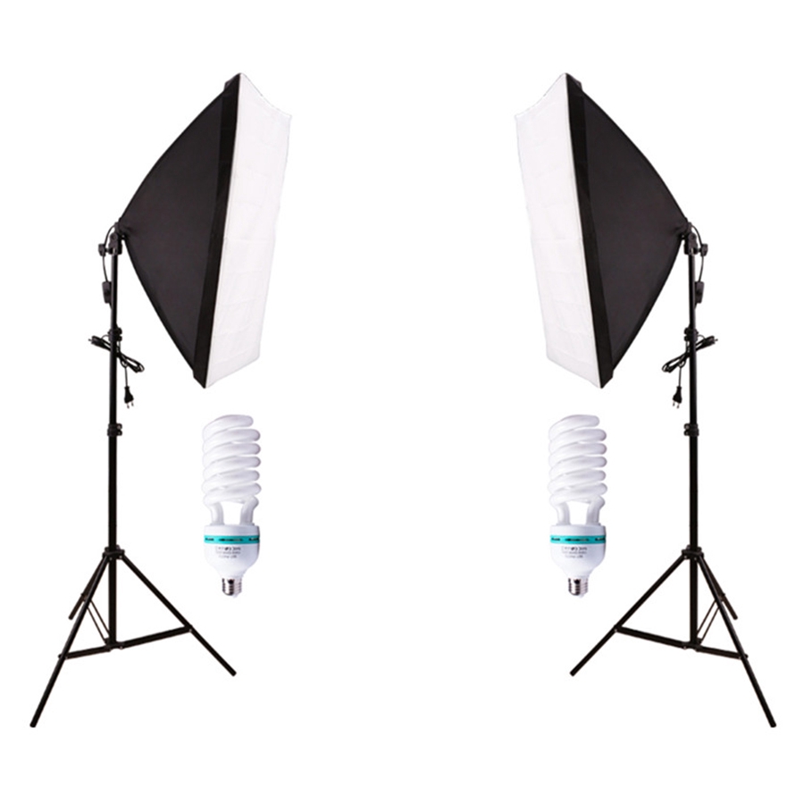Combo Kit Trọn Bộ Đèn 5 Bóng Softbox (60 x 90 cm) - Hàng Nhập Khẩu