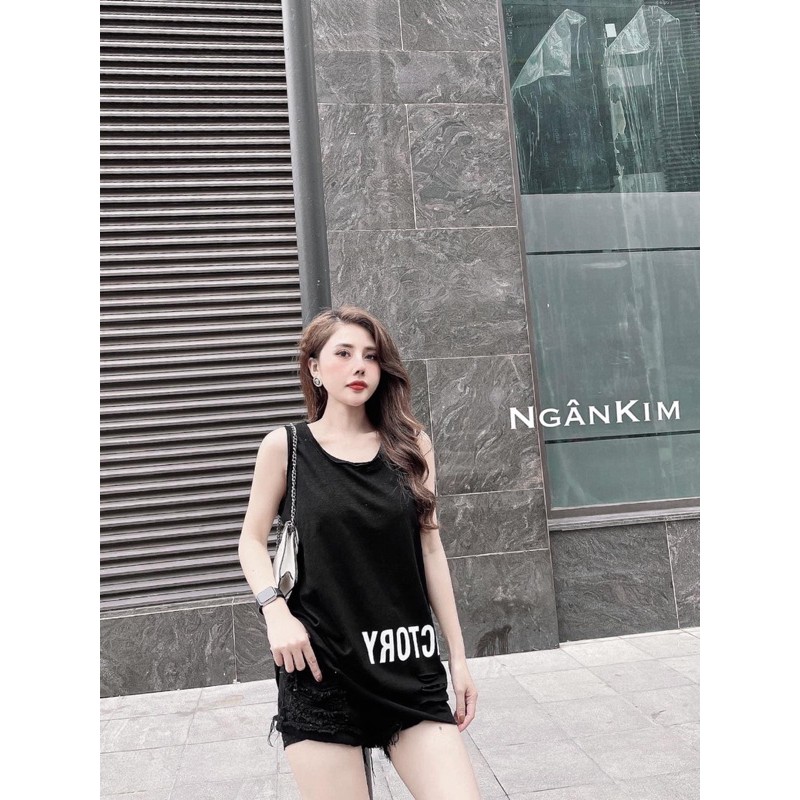 ÁO BA LỖ CHỮ MICTORY 4 MÀU CHO NỮ | BigBuy360 - bigbuy360.vn