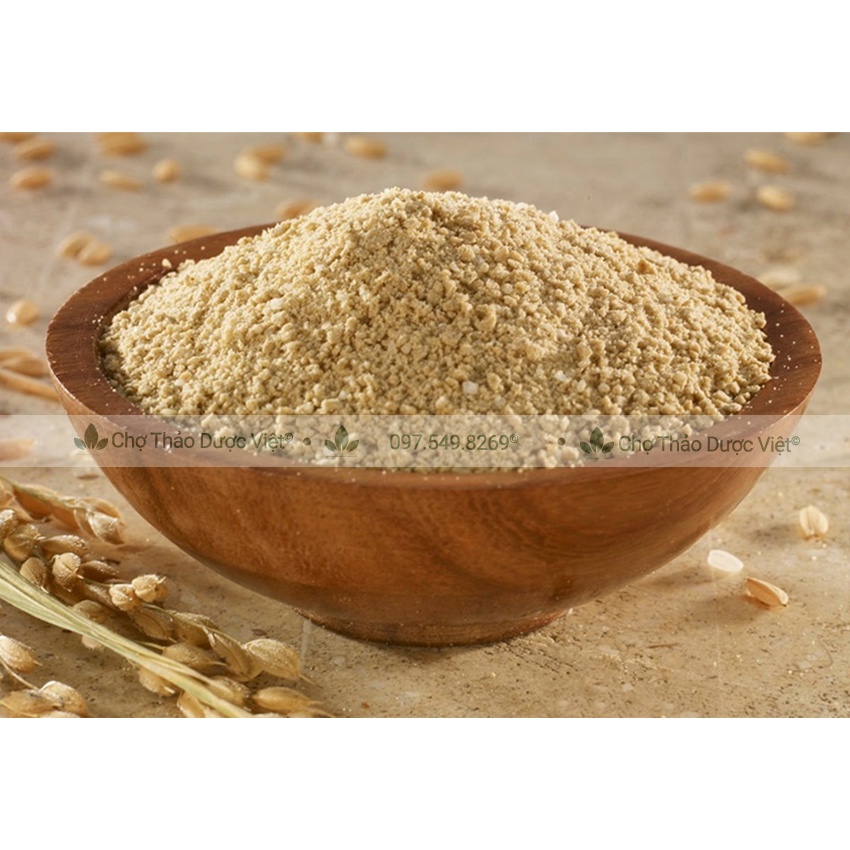 Bột cám gạo đắp mặt hữu cơ nguyên chất 500g - Chợ Thảo Dược Việt