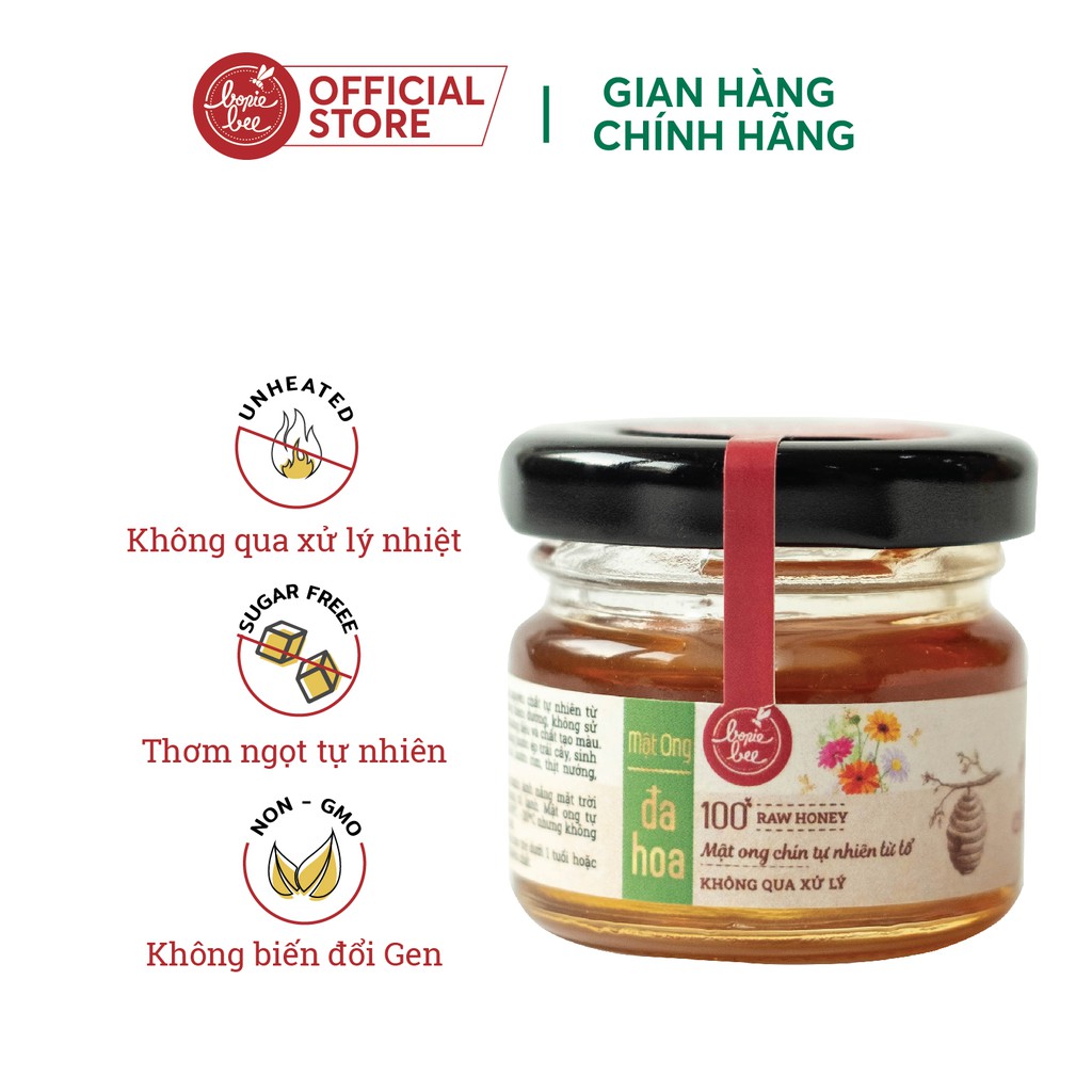Mật Ong Nguyên Chất Bonie Bee - Đa Hoa - 30g | BigBuy360 - bigbuy360.vn