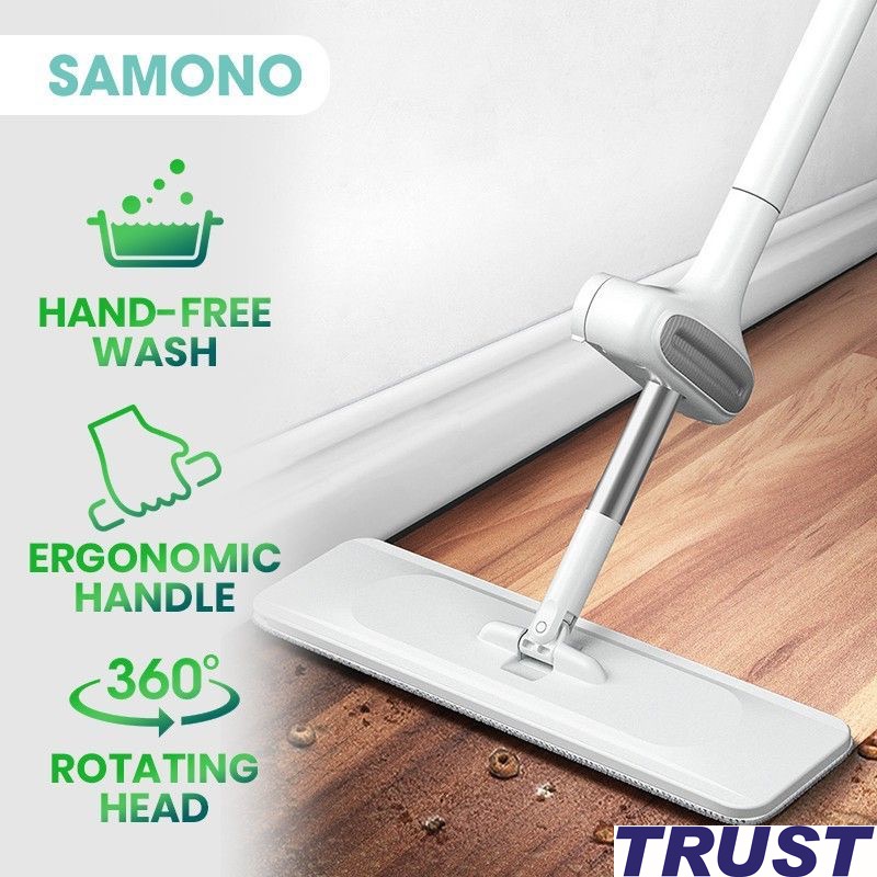 Cây lau nhà tự vắt - SAMONO SCM002 BONBOX BCT701- đầu xoay 360 độ linh hoạt lau mọi ngóc ngách