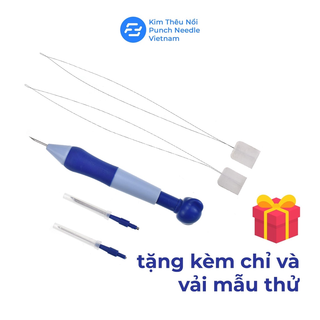 Kim Thêu Nổi SKC dùng chỉ và len cỡ nhỏ - tặng kèm chỉ, mẫu thử và video hướng dẫn chi tiết cho người mới bắt đầu