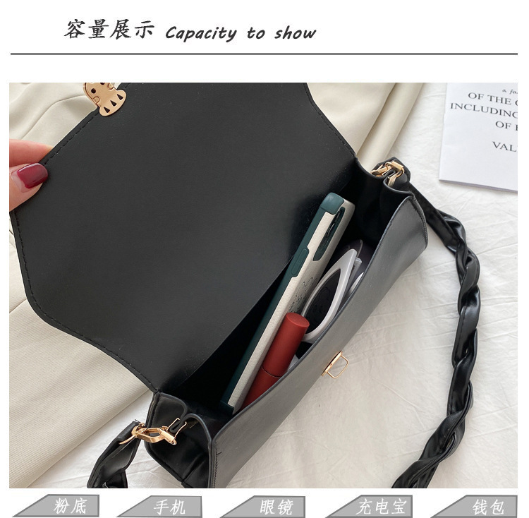 Túi Đeo Chéo JASMIN NOIR Hình Vuông Thiết Kế Đơn Giản Phong Cách Cổ Điển Cho Nữ