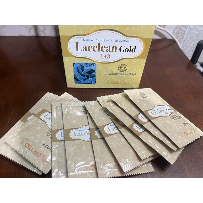 Men vi sinh LACCLEAN GOLD bổ sung lợi khuẩn hỗ trợ tiêu hoá đường ruột - SUN STORE