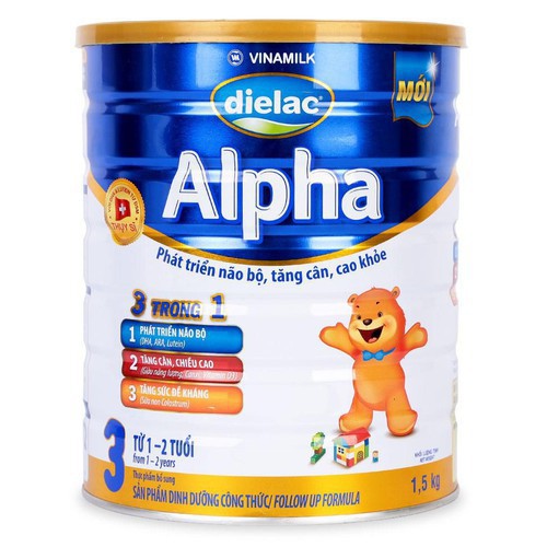 Sữa bột Dielac alpha Step 3 900g/1.5kg