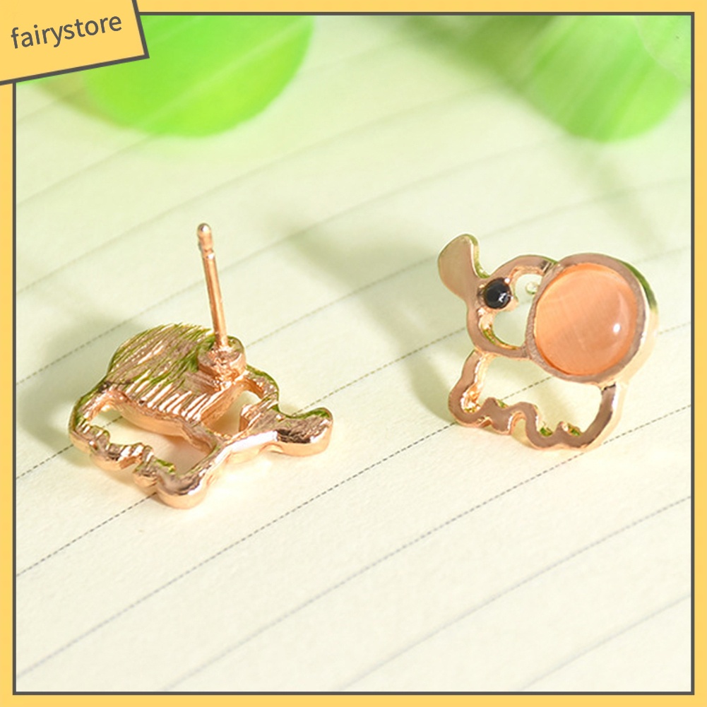 Hoa Tai Mặt Hình Chú Voi Đáng Yêu Cho Nữ