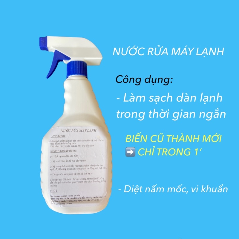 Nước rửa máy lạnh - nước rửa điều hoà cực sạch