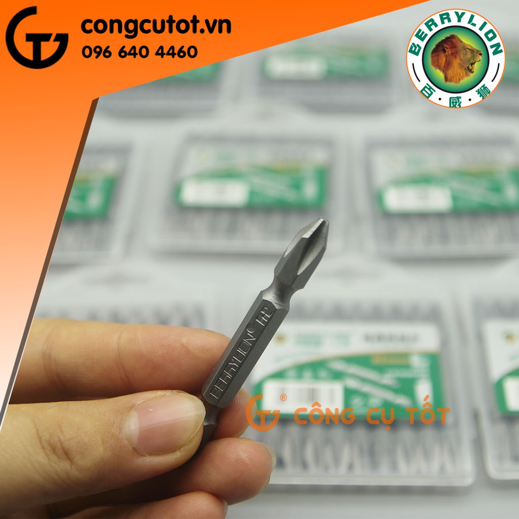 Mũi vít 4 cạnh 65mm PH2 Berrylion