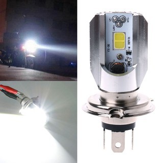 Đèn Led xe máy 12w chân H4, DC 06-80v