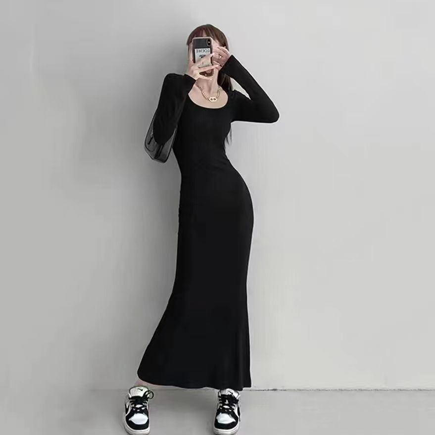 Jiashucheng Chân Váy Đuôi Cá Dáng Ôm Vừa Vặn Phong Cách Phương Tây Mới Phổ Biến Dành Cho Bạn Nữ
