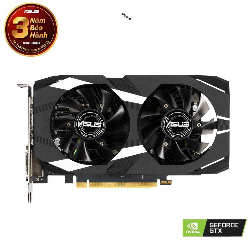 Card màn hình / VGA ASUS DUAL GTX 1650-4G (4GB GDDR5, 128-bit, DVI+HDMI+DP)