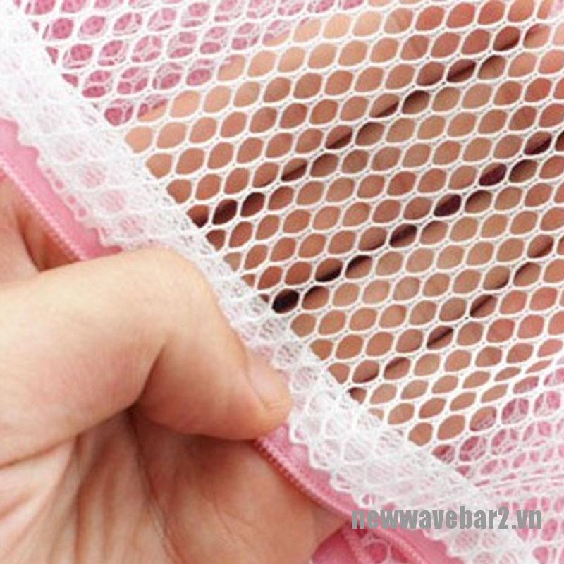 Túi đựng đồ giặt quần áo lót vớ kiểu lưới có khóa kéo 3 kích thước tùy chọn mới tiện lợi dành cho máy giặt