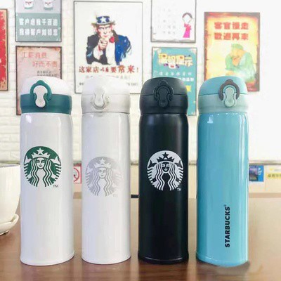 Binh nước giữ nhiệt cute cho bé mang đi học hình dễ thương chất liệu inox 304 cao cấp nắp chống tràn MiibooShi PVN17508