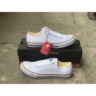 Giày CV Classic Trắng thấp cổ (Full box, hàng VNXK)