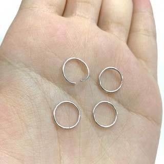 Khuyên tròn bạc TLEE basic đeo mũi, đeo môi, đeo rốn TLEE JEWELRY B0321